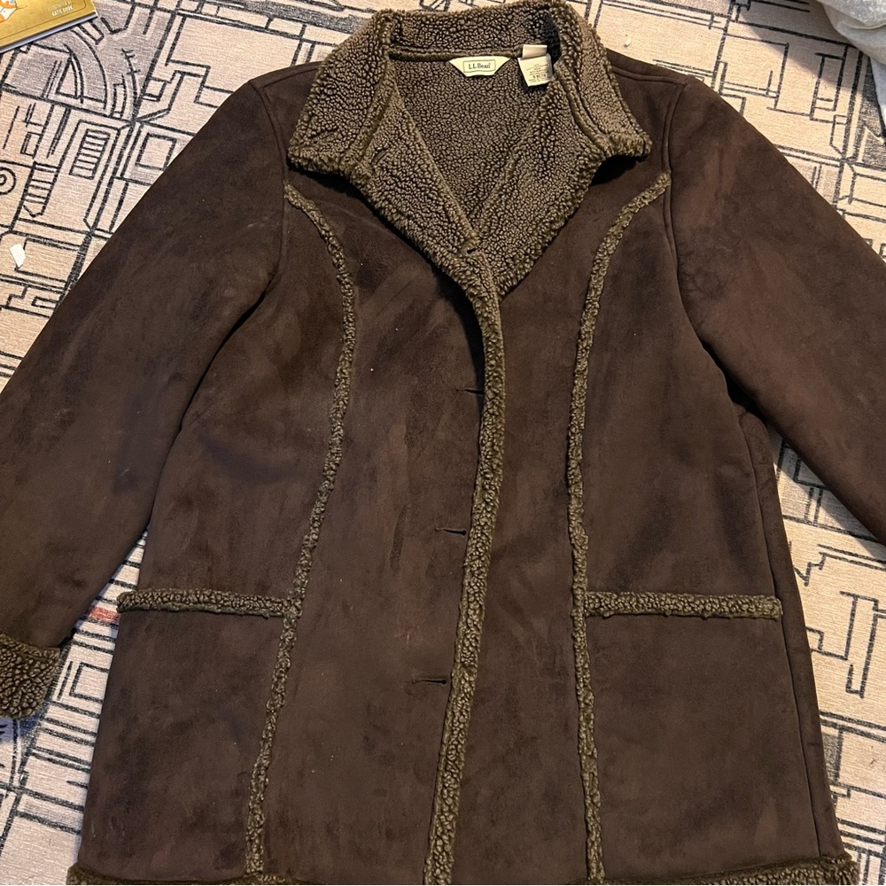 Brown Shearling Women's Coat
